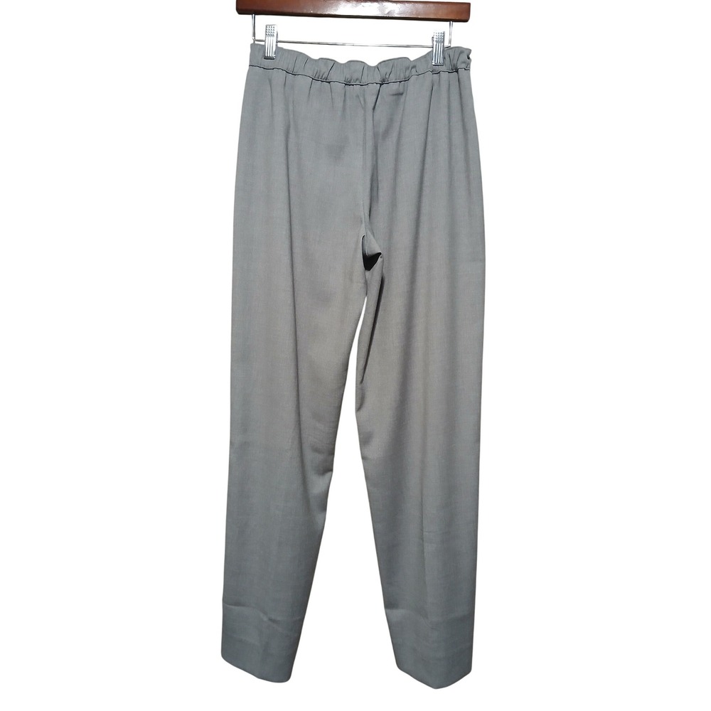 Abercrombie & Fitch Grey Side Stripe Wide Leg Trousers Pants XSL X-Small Long - Picture 4 of 11